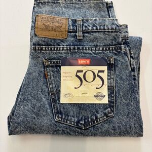 Levi's 2009 505 Regular Fit Straight Leg Jeans 100% Cotton Size W38L34